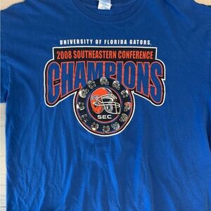University of Florida Gators 2008 SEC Champions Graphic Tee - Blue